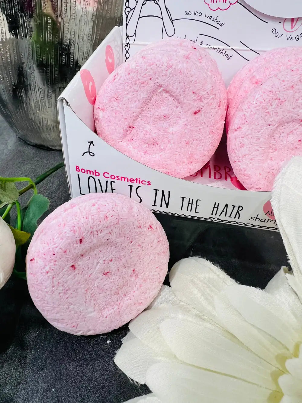 Bomb Love Is In The Hair Solid Shampoo Bar - Soap