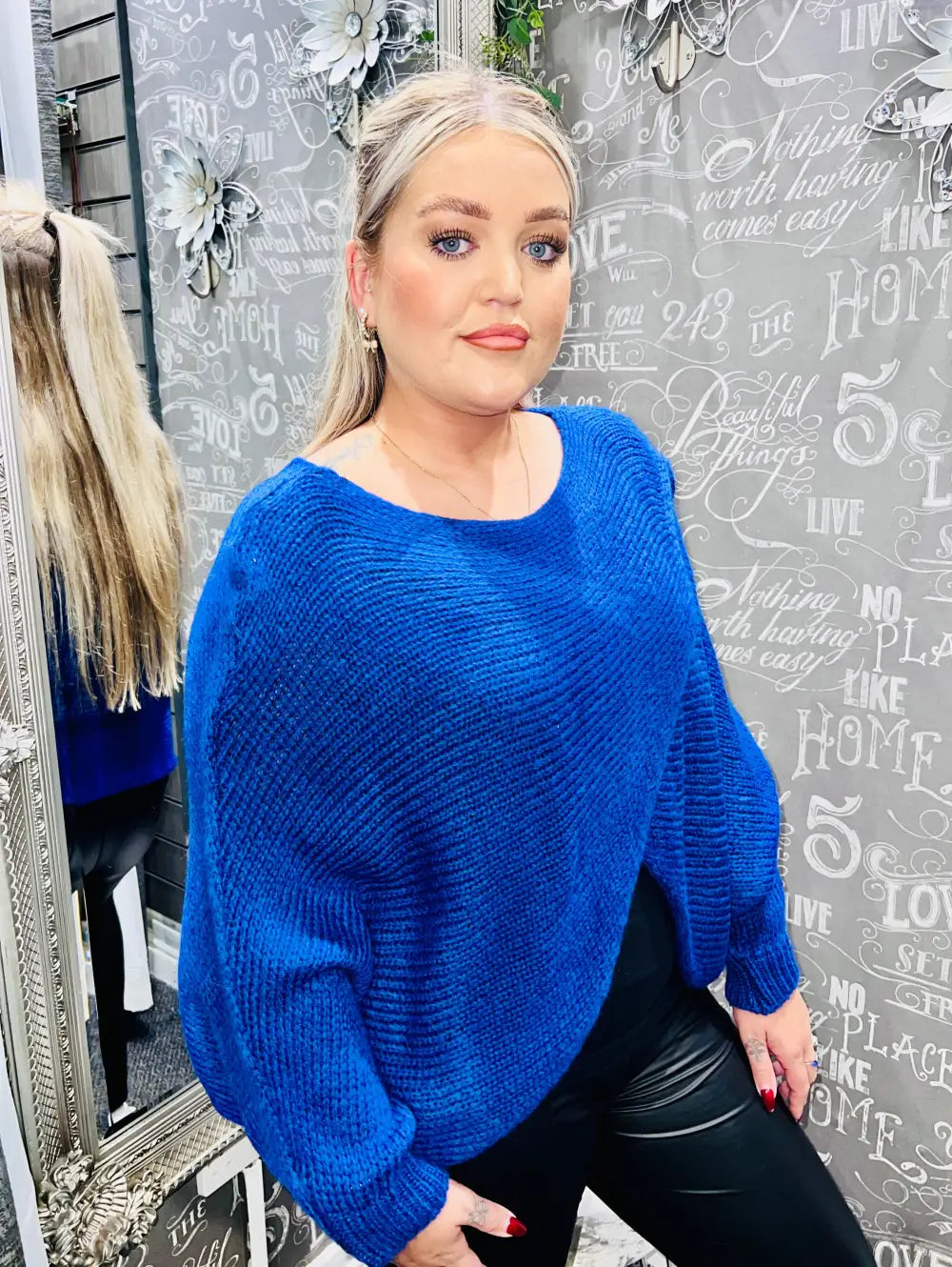 Clara Crossover Jumper ROYAL