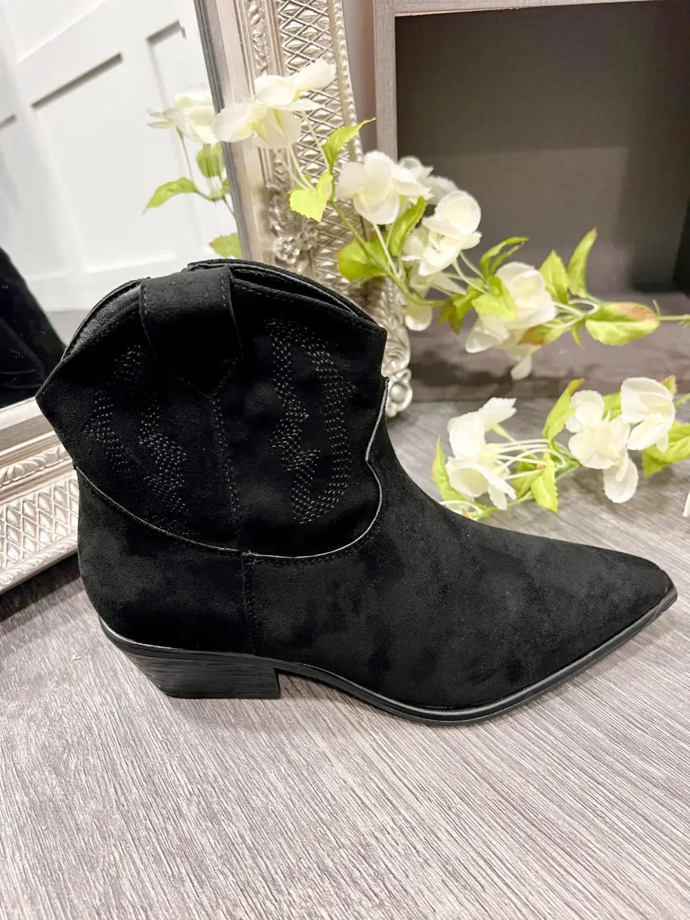 Cowboy Boots Short BLACK - size 3 (36)
