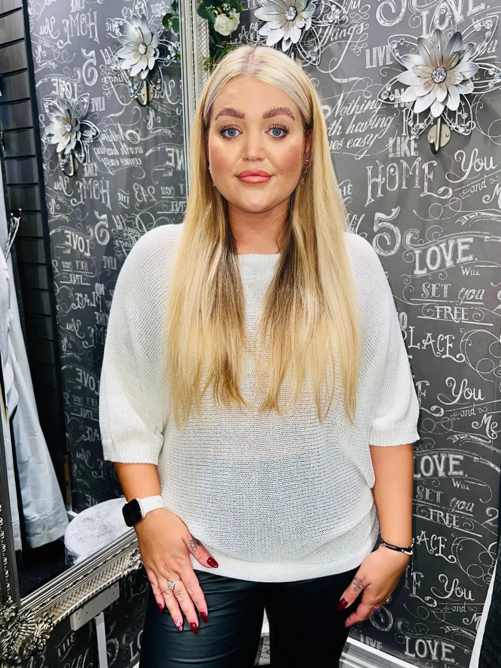 Daisy Back Jumper CREAM