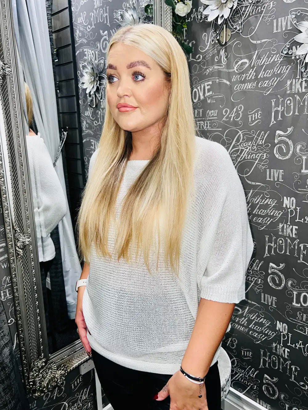 Daisy Back Jumper CREAM