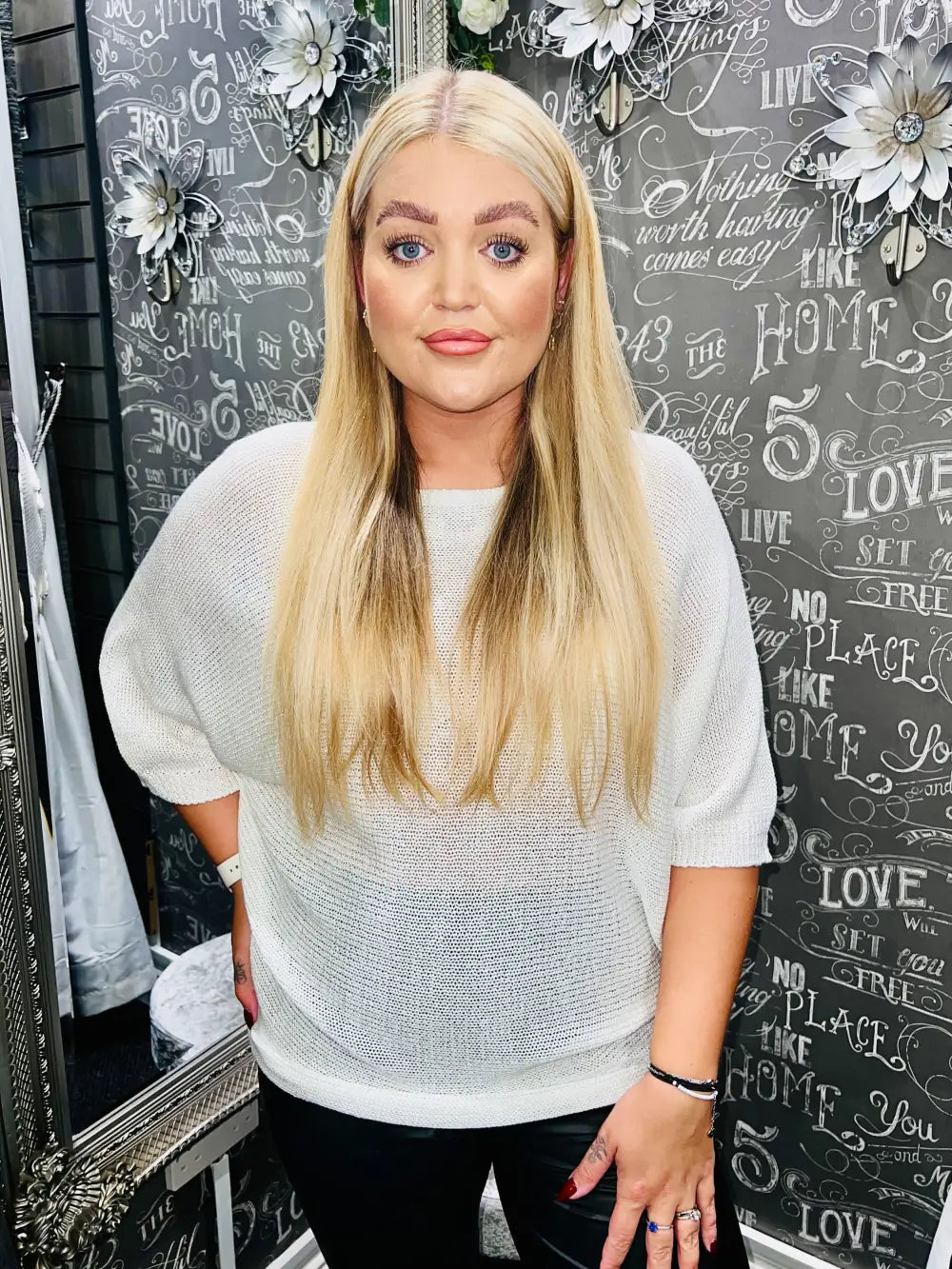 Daisy Back Jumper CREAM