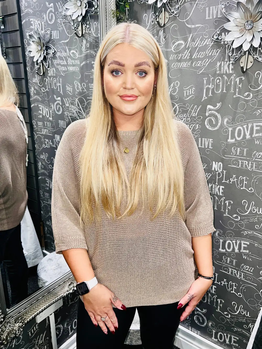 Daisy Back Jumper MOCHA