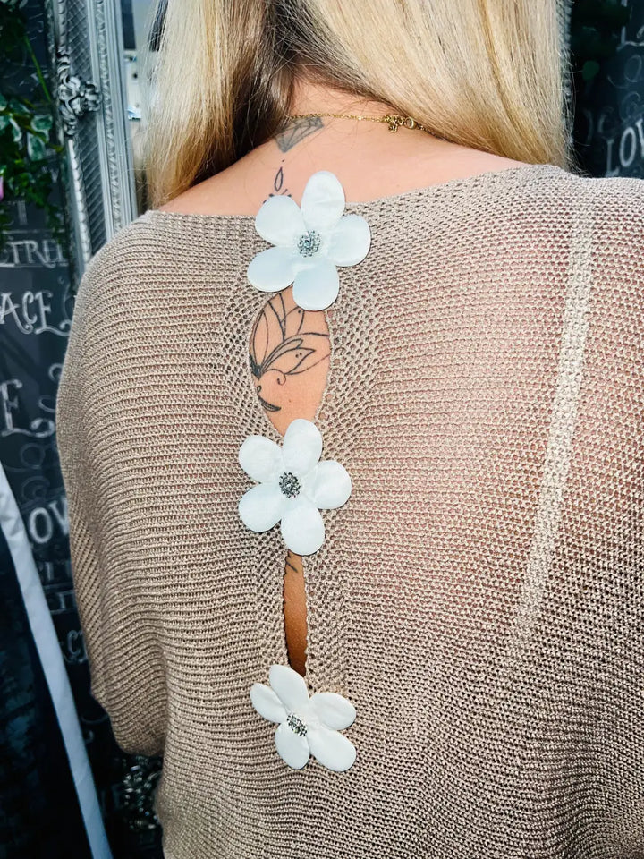 Daisy Back Jumper MOCHA