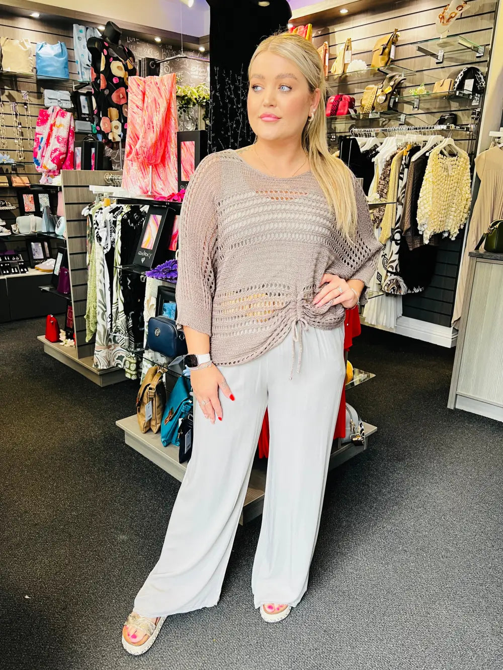 Peyton Fine Knit MOCHA