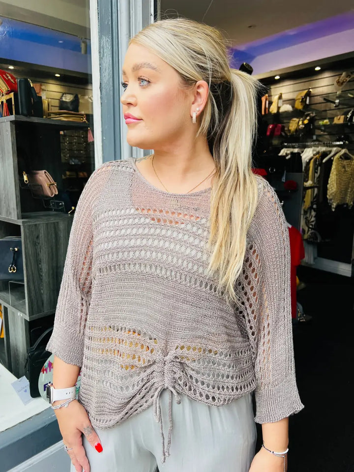 Peyton Fine Knit MOCHA