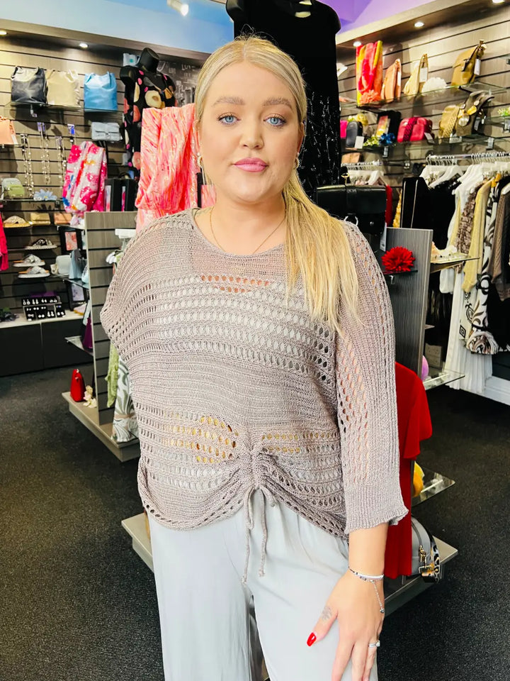 Peyton Fine Knit MOCHA