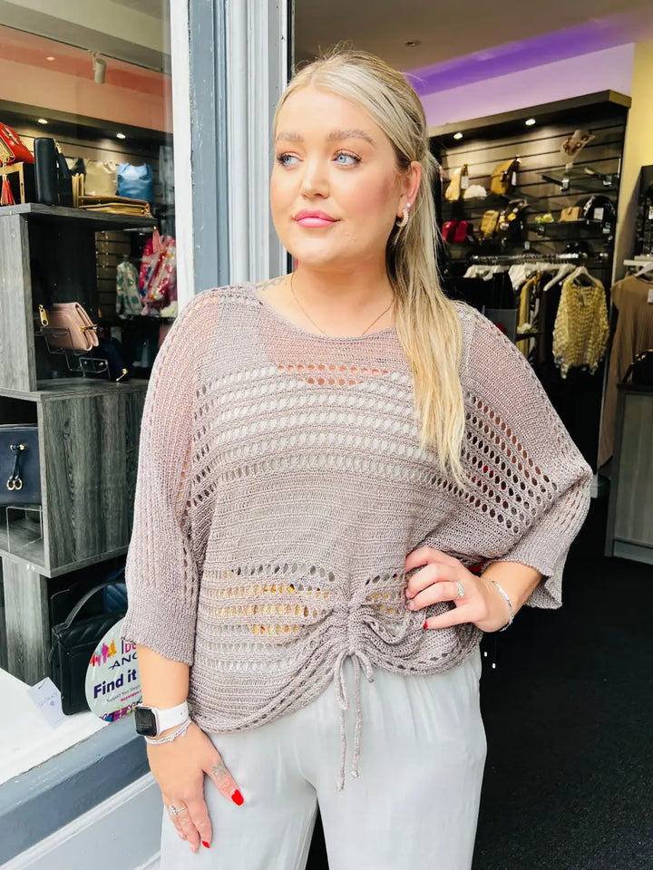 Peyton Fine Knit MOCHA