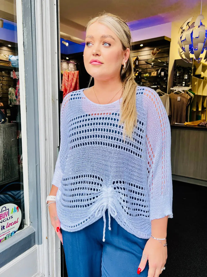 Peyton Fine Knit WHITE