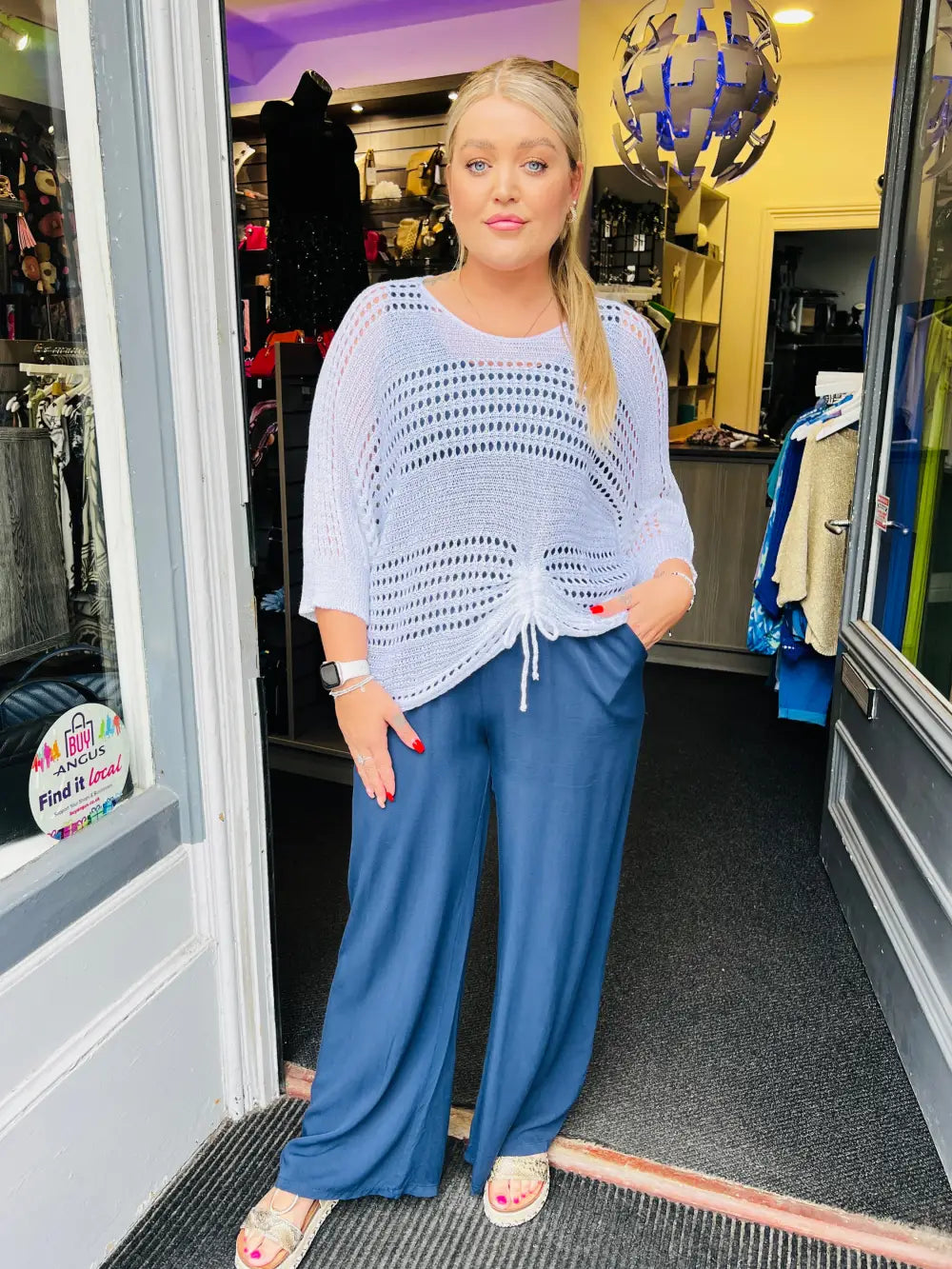 Peyton Fine Knit WHITE