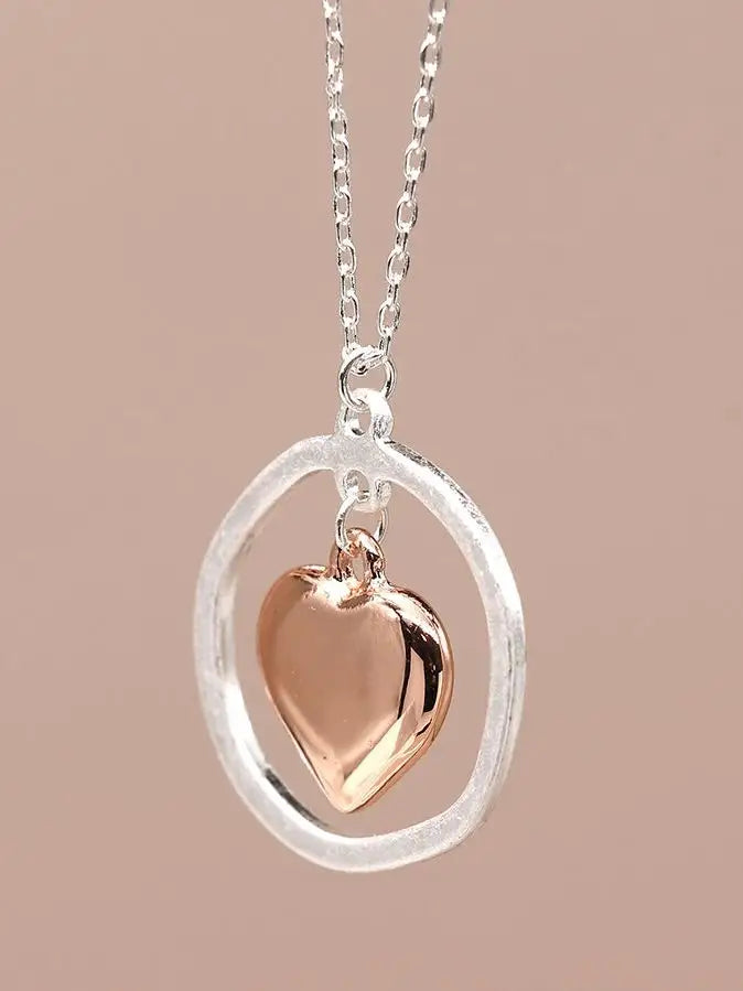 POM Hoop Heart Necklace - Jewellery
