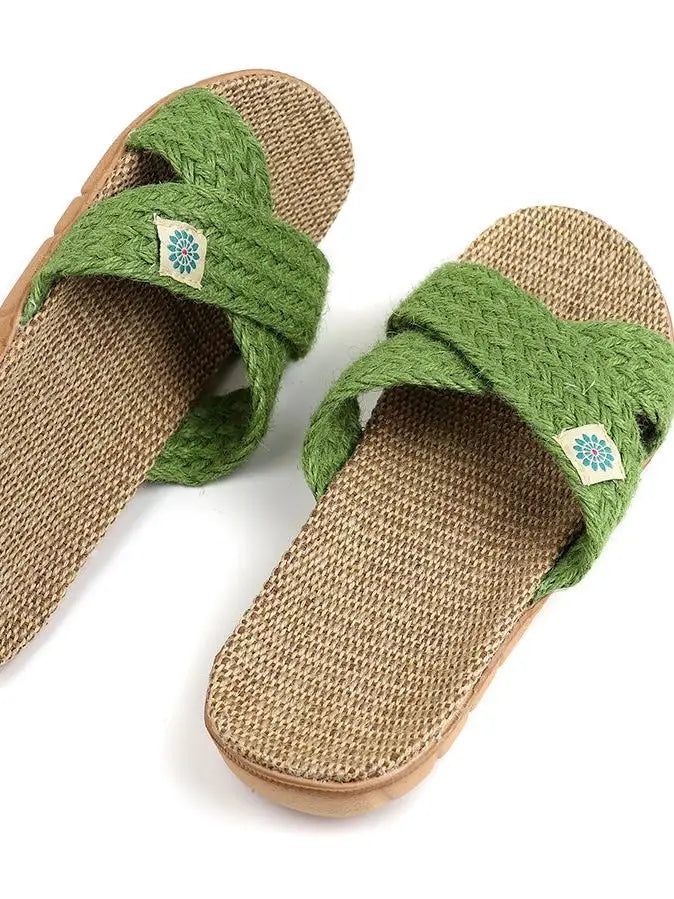 POM Slider Sandals GREEN - 3 Sizes