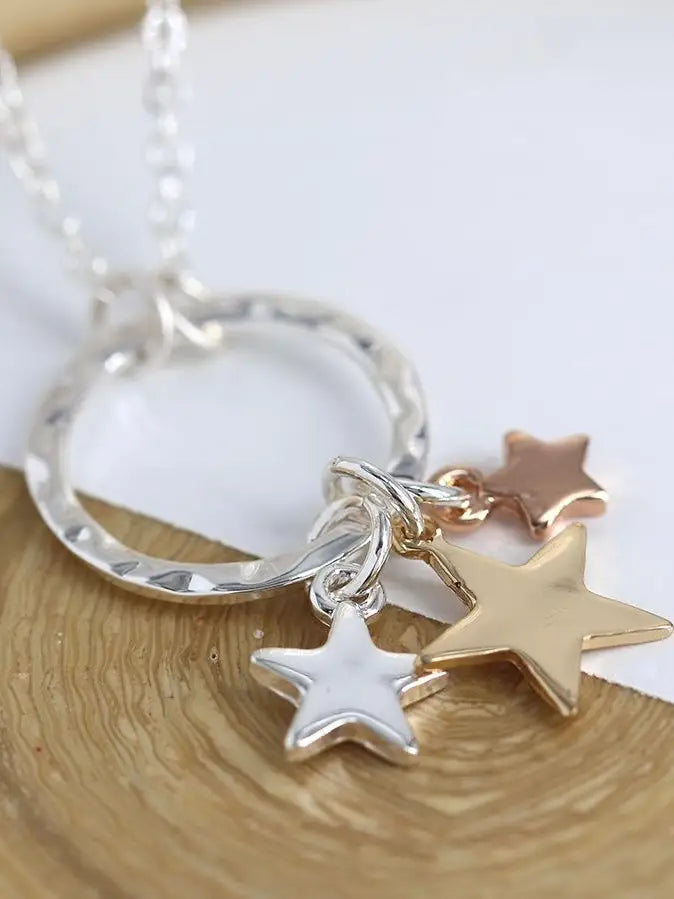 POM Triple Star Necklace - Jewellery