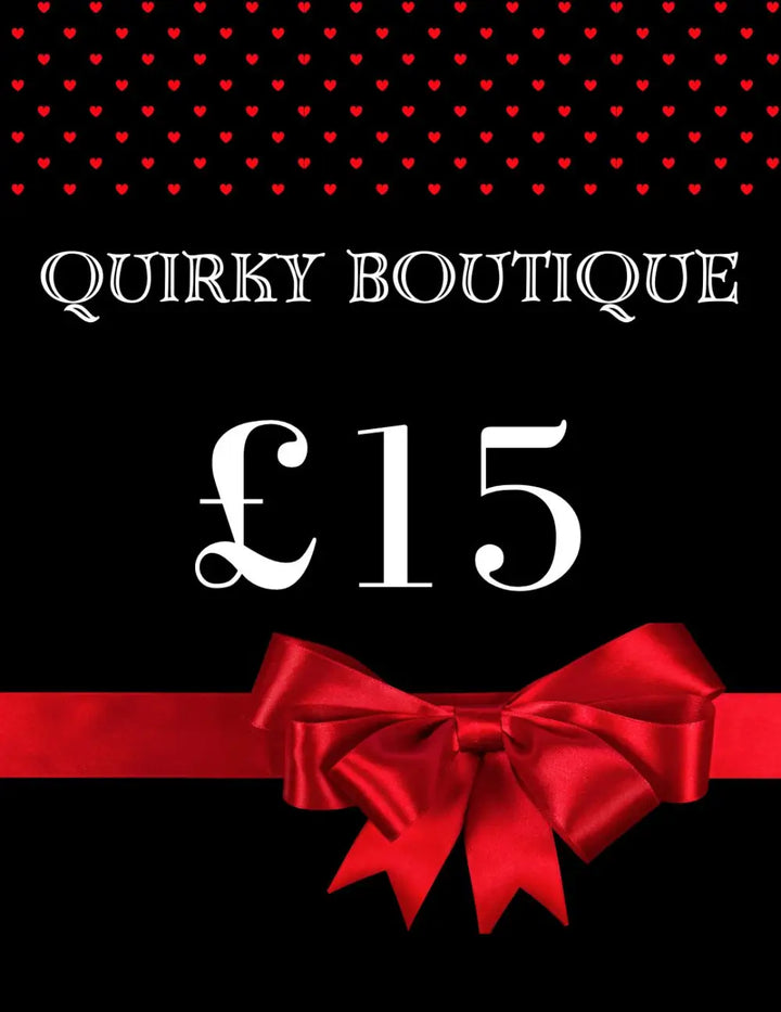 Quirky Gift Card - £15.00 voucher