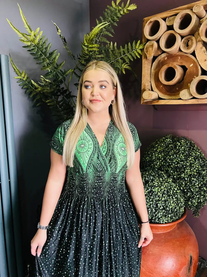Sophie Slinky Maxi Dress GREEN
