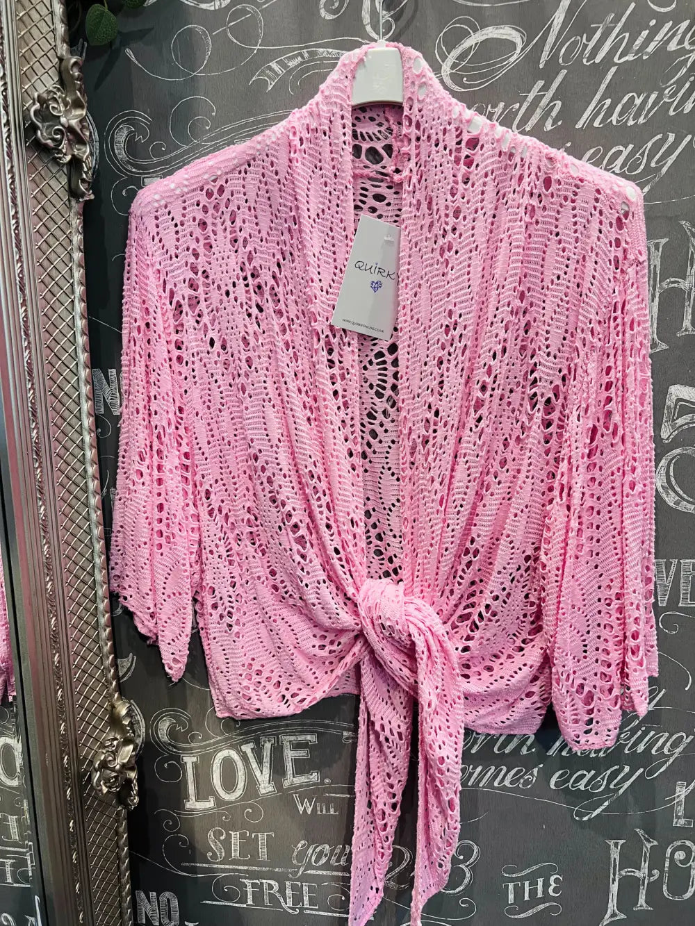 Summer Cover Up Cardigan - 13 Colours - LIGHT PINK