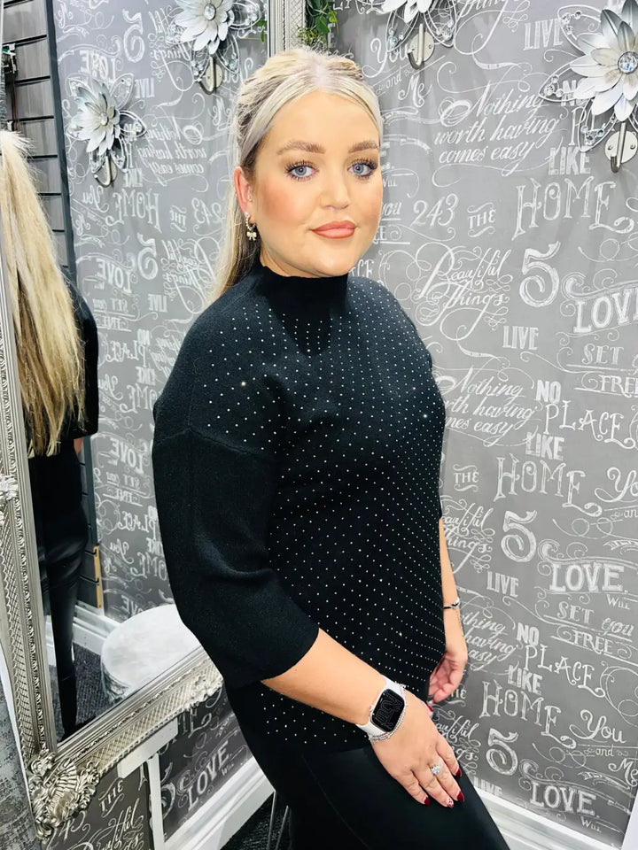 Tilly Sparkle Jumper BLACK
