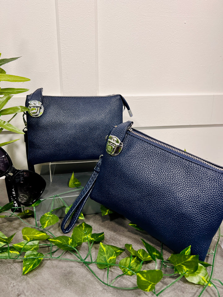 Trudy Clutch Handbag NAVY