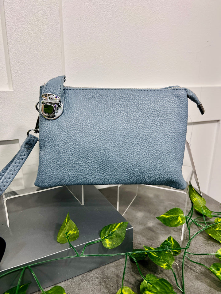 Trudy Clutch Handbag PALE BLUE