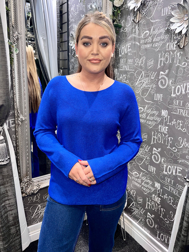 Italian Knit Jumper ROYAL