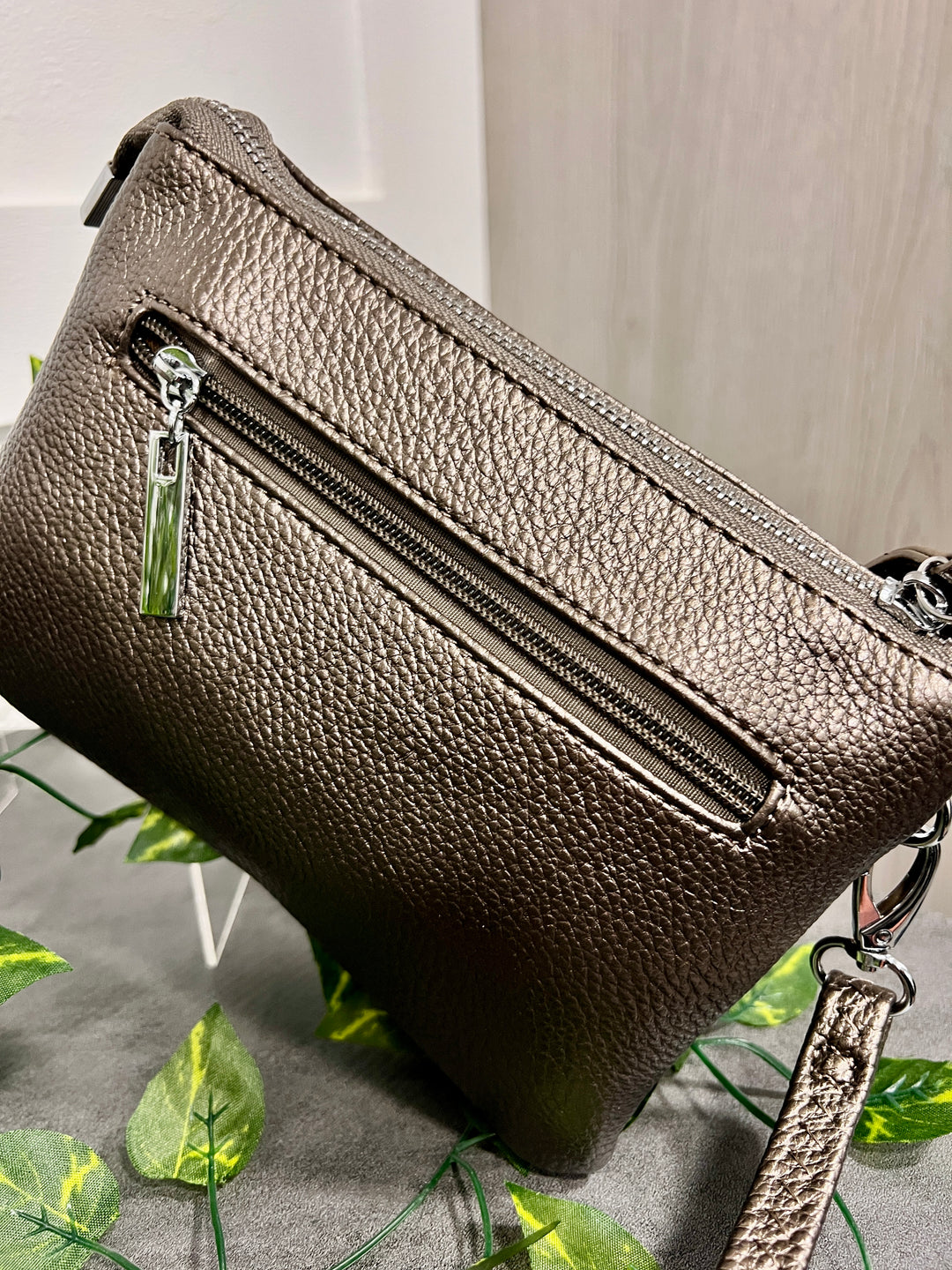 Trudy Clutch Handbag BRONZE