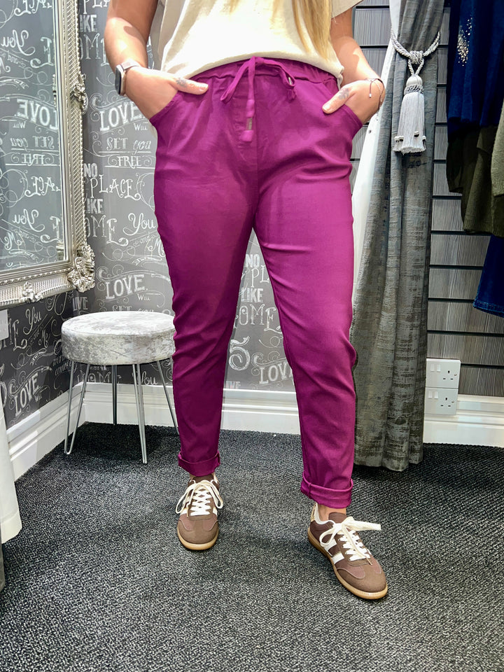 Premium Magic Trousers PLUM