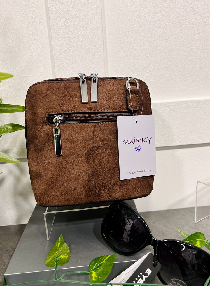 Pippa Suedette Bag CHOCOLATE