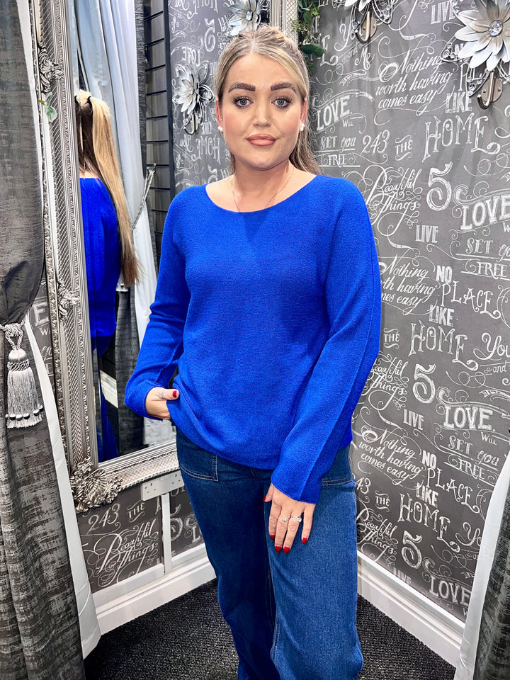 Italian Knit Jumper ROYAL