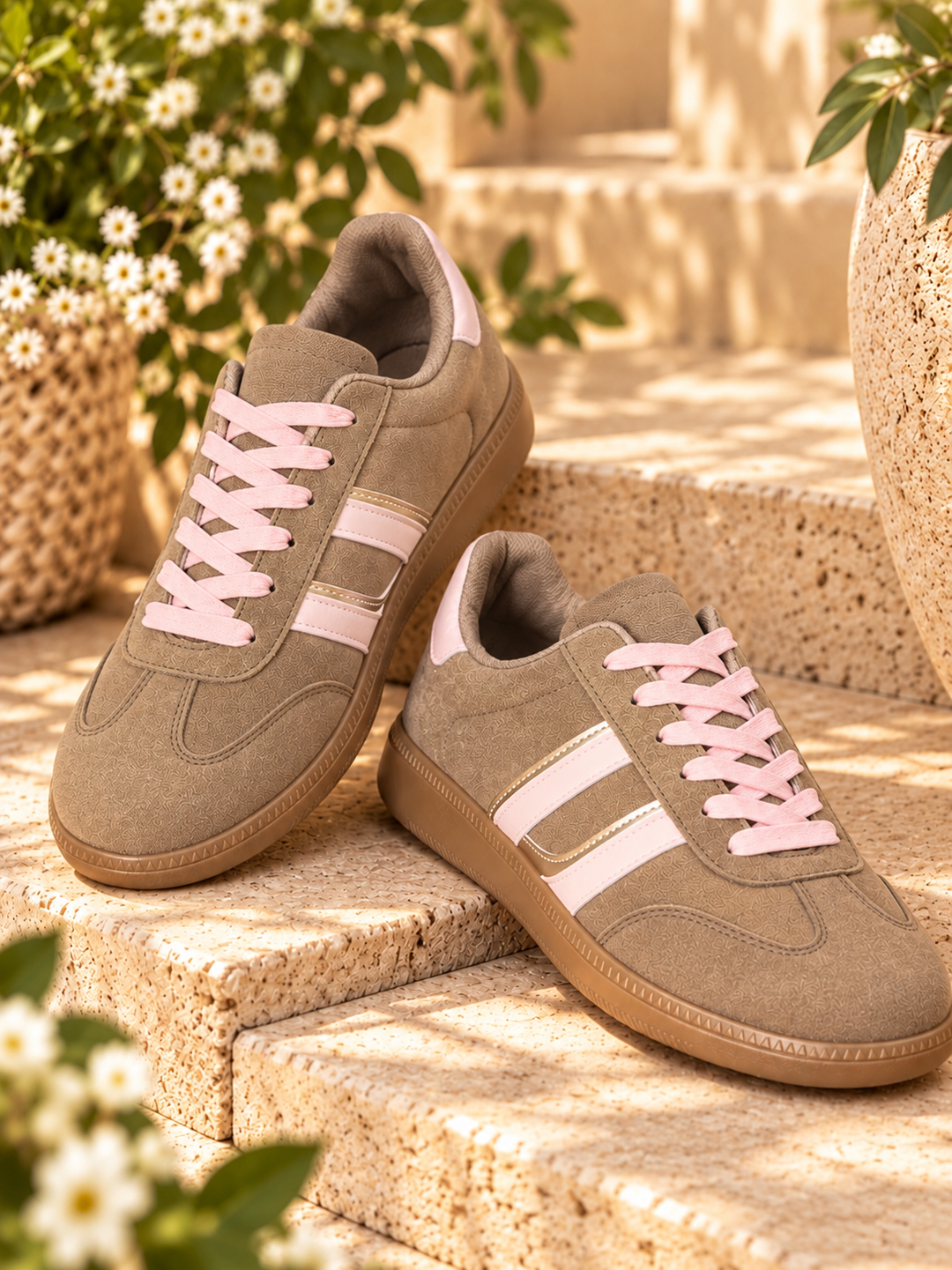 Bronte Suede Trainers MOCHA