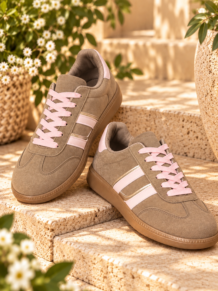 Bronte Suede Trainers MOCHA