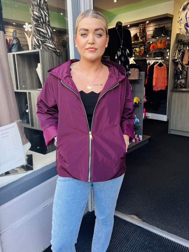 Becca Premium Rain Jacket BERRY