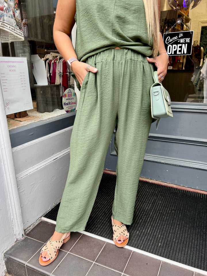 Jacinda Co-Ord Set KHAKI