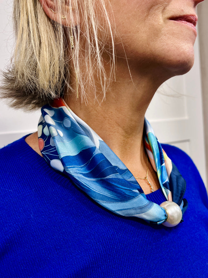 Aston Magnetic Scarf NAVY