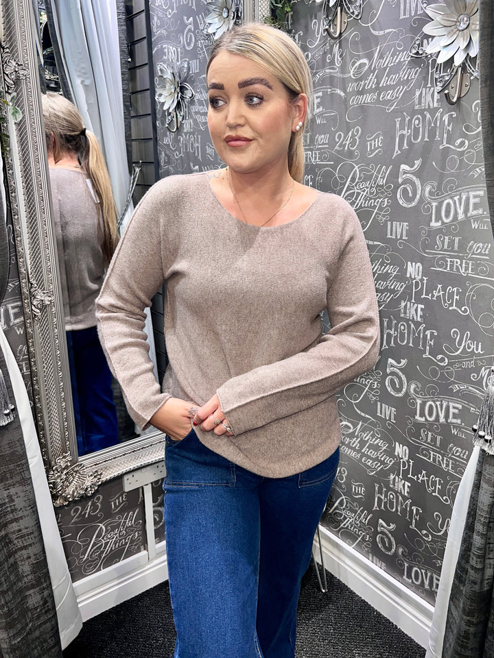 Italian Knit Jumper MOCHA
