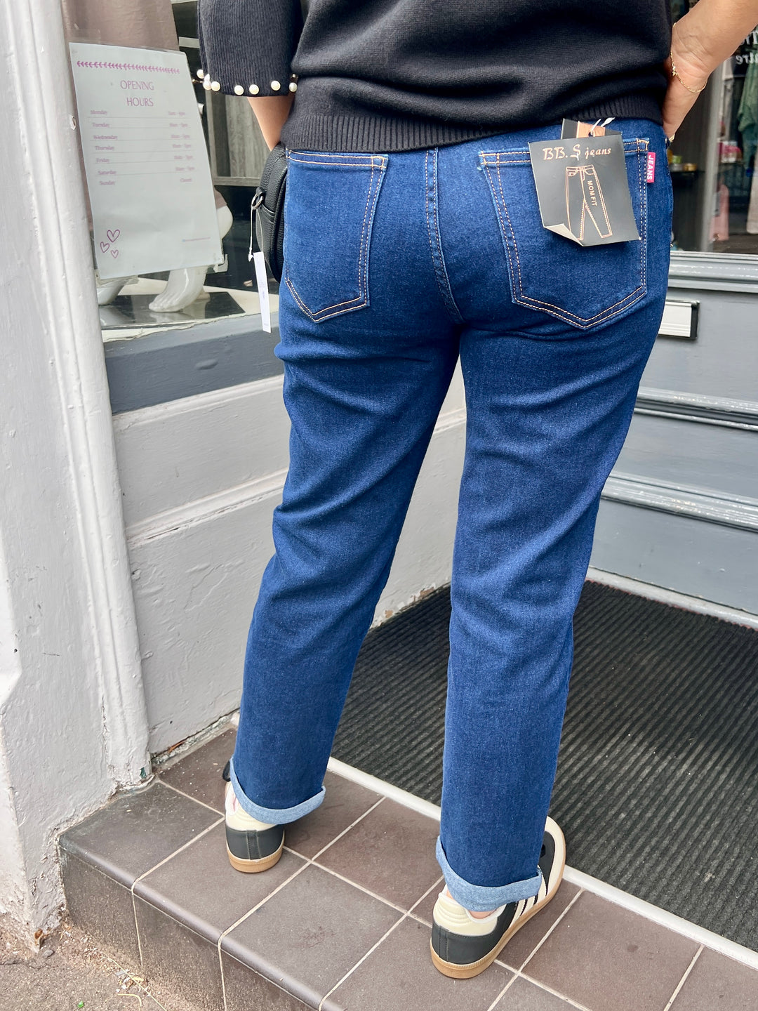 Faith Mom Jeans INDIGO