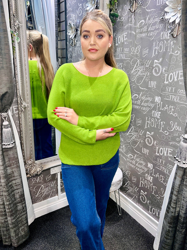 Italian Knit Jumper APPLE