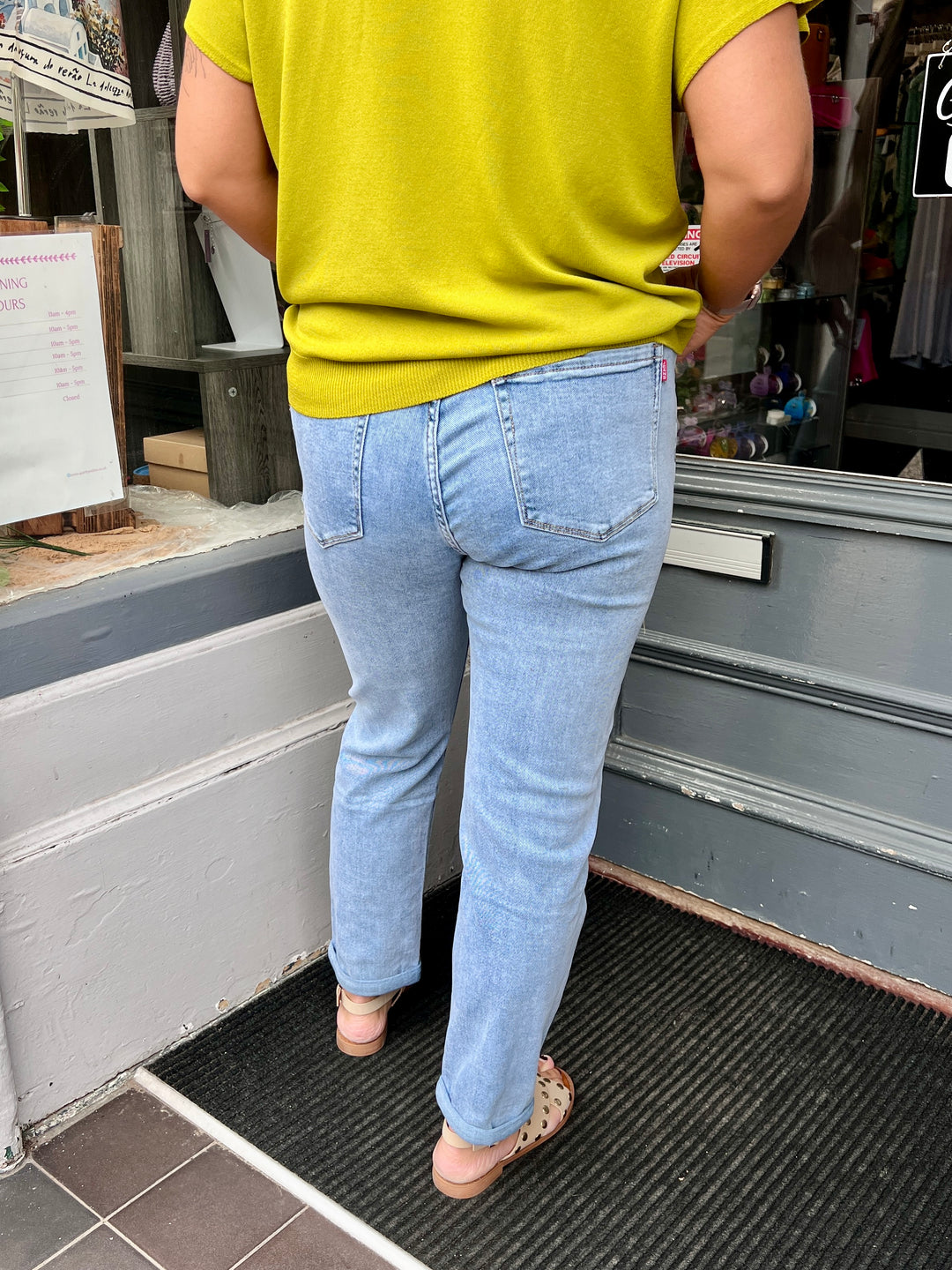 Ava Mom Jeans LIGHT BLUE