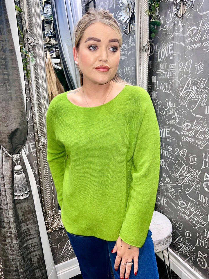 Italian Knit Jumper APPLE