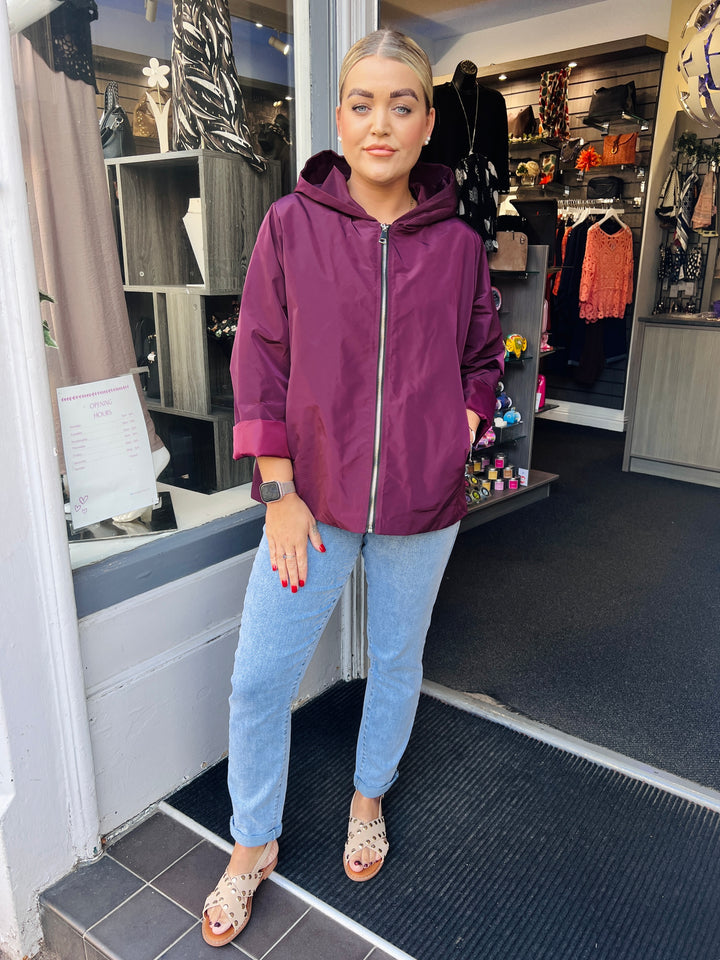 Becca Premium Rain Jacket BERRY
