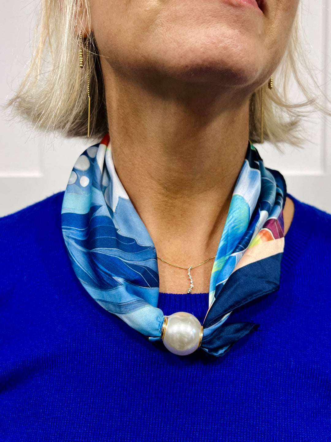 Aston Magnetic Scarf NAVY