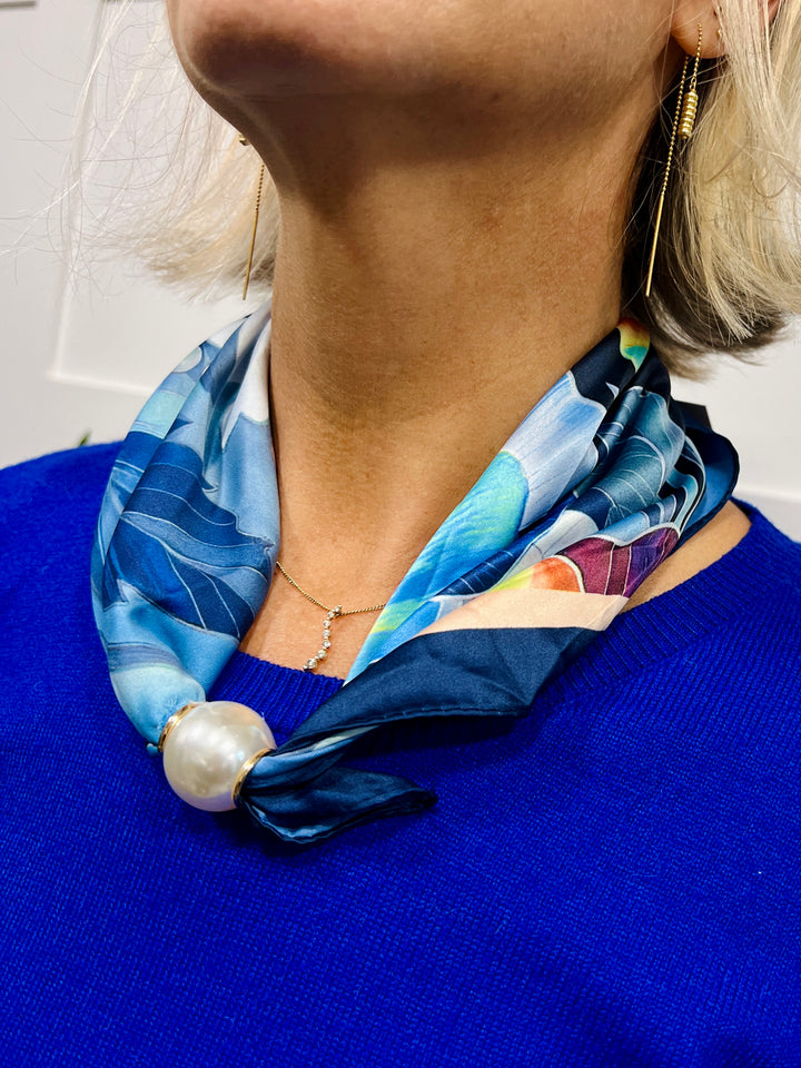 Aston Magnetic Scarf NAVY