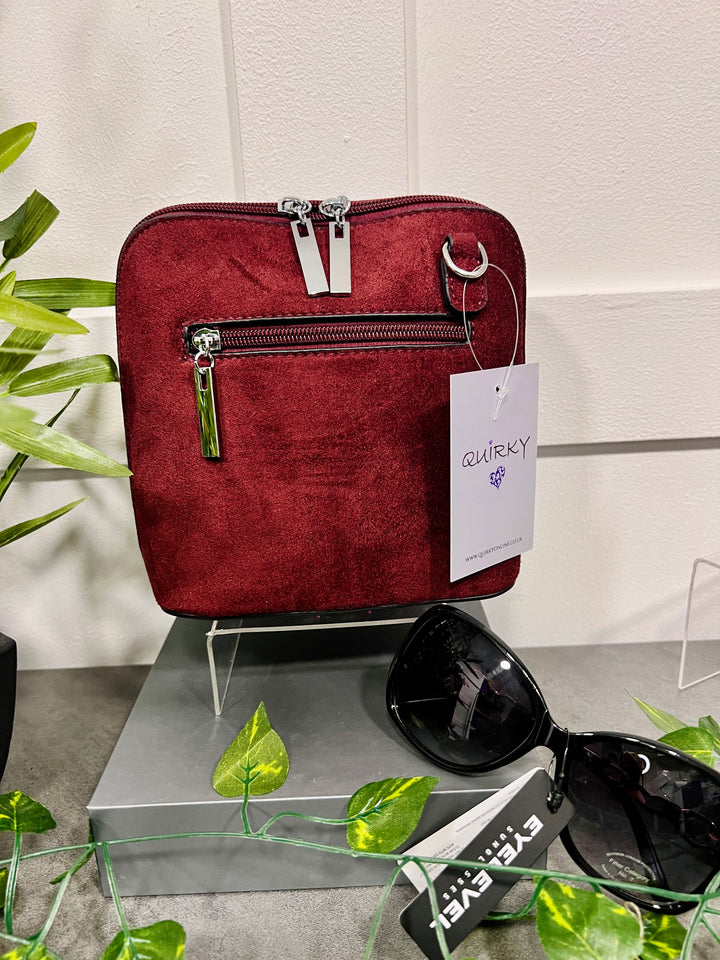 Pippa Suedette Bag WINE