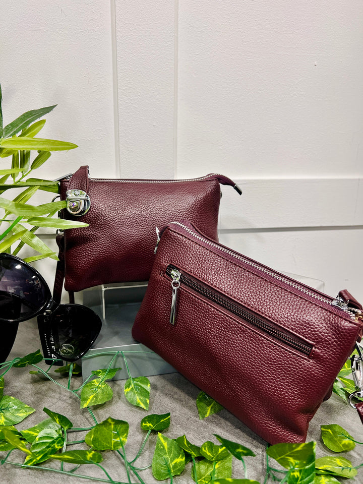 Trudy Clutch Handbag MAROON