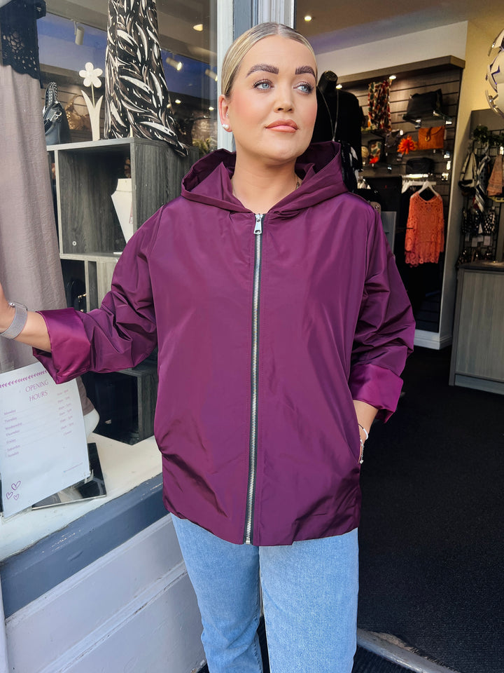Becca Premium Rain Jacket BERRY