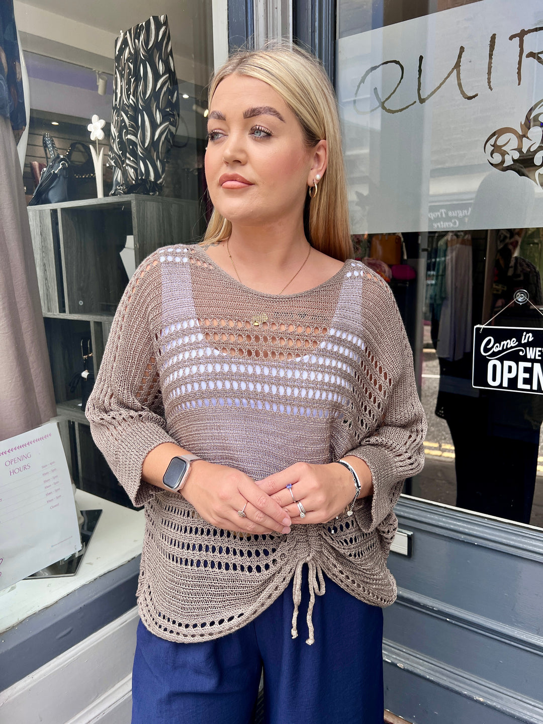 Peyton Fine Knit MOCHA