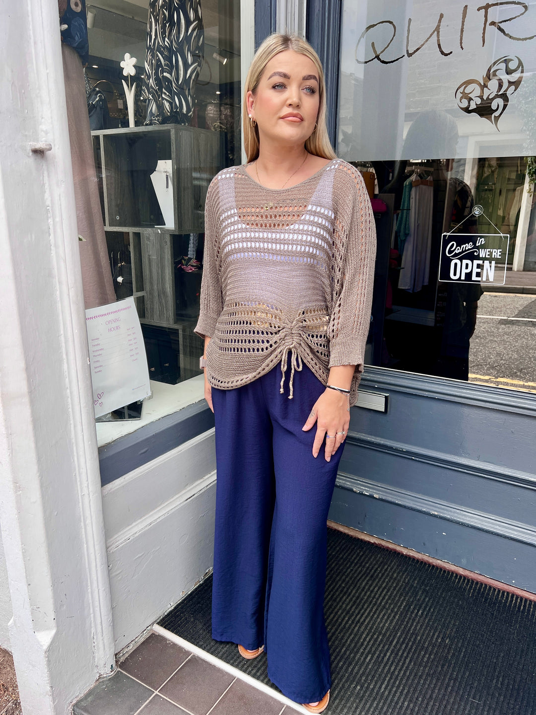 Peyton Fine Knit MOCHA