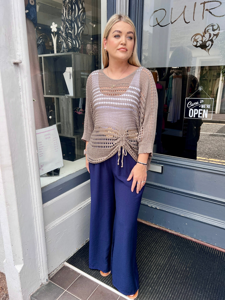 Peyton Fine Knit MOCHA