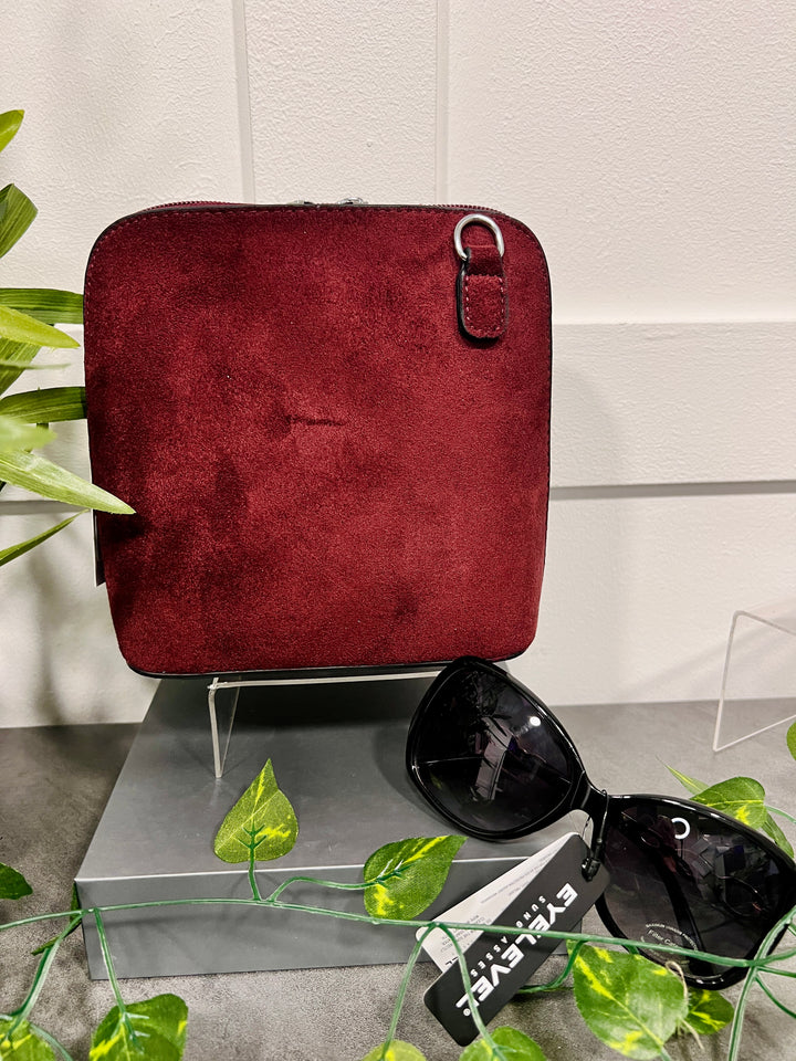 Pippa Suedette Bag WINE