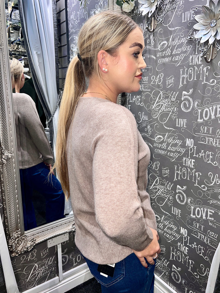 Italian Knit Jumper MOCHA