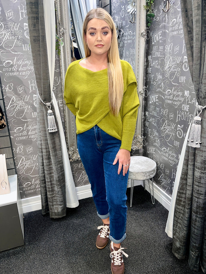 Kayla Crossover Jumper OLIVE
